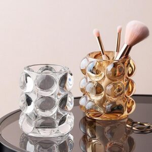 Bubble Glass Cup Organizer - Desktop Pen & Brush Holder