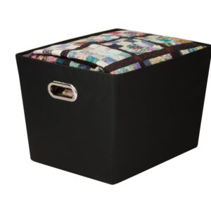 Large Storage Bin with Handles - Black - 293