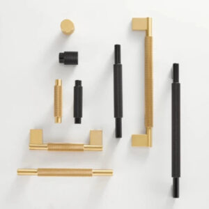 Brass Round Knobs & Hooks - Cabinet and Wall Hardware