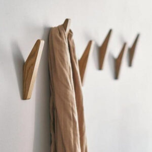 Wooden Decorative Hook Set - 2 Piece Wall Hangers